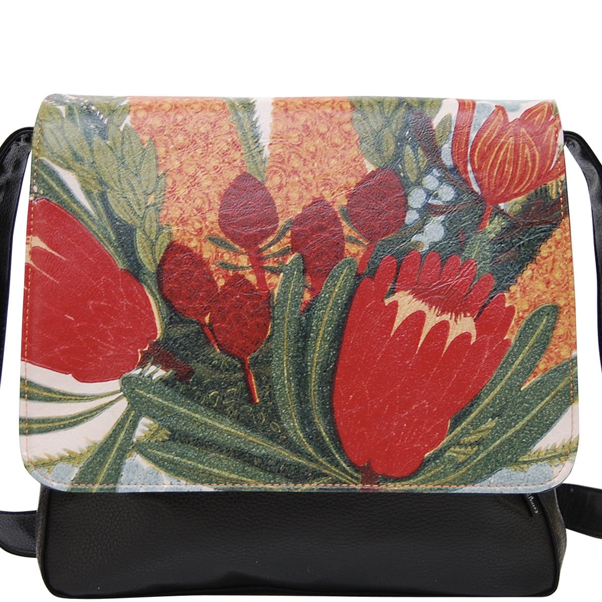 Floral Satchel Bag - Native Posy