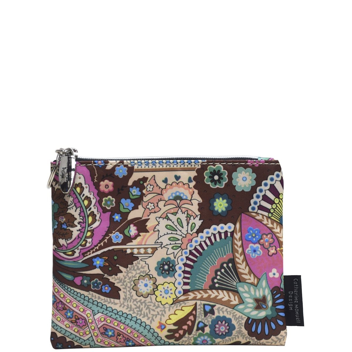 Everyday Purse - Pink Green Blue Paisley