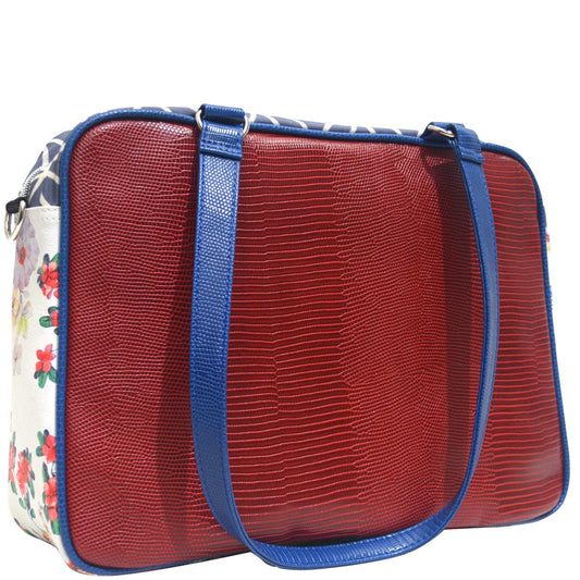 Curved Multi Bag -Tartan Mix
