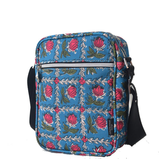 Taller Walker - Blue Pink Flowers