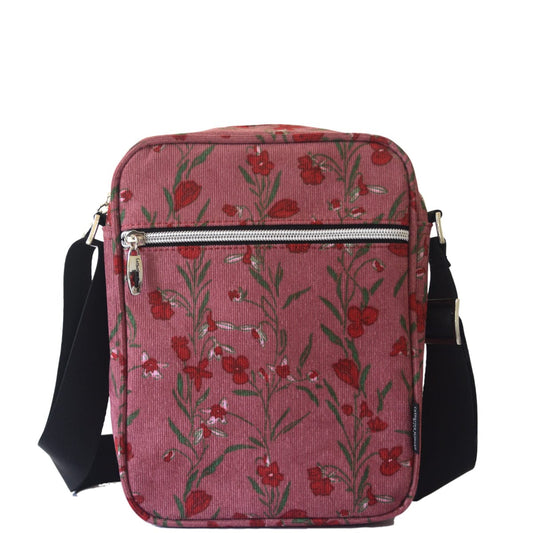 Taller Walker - Burgundy Floral Corduroy