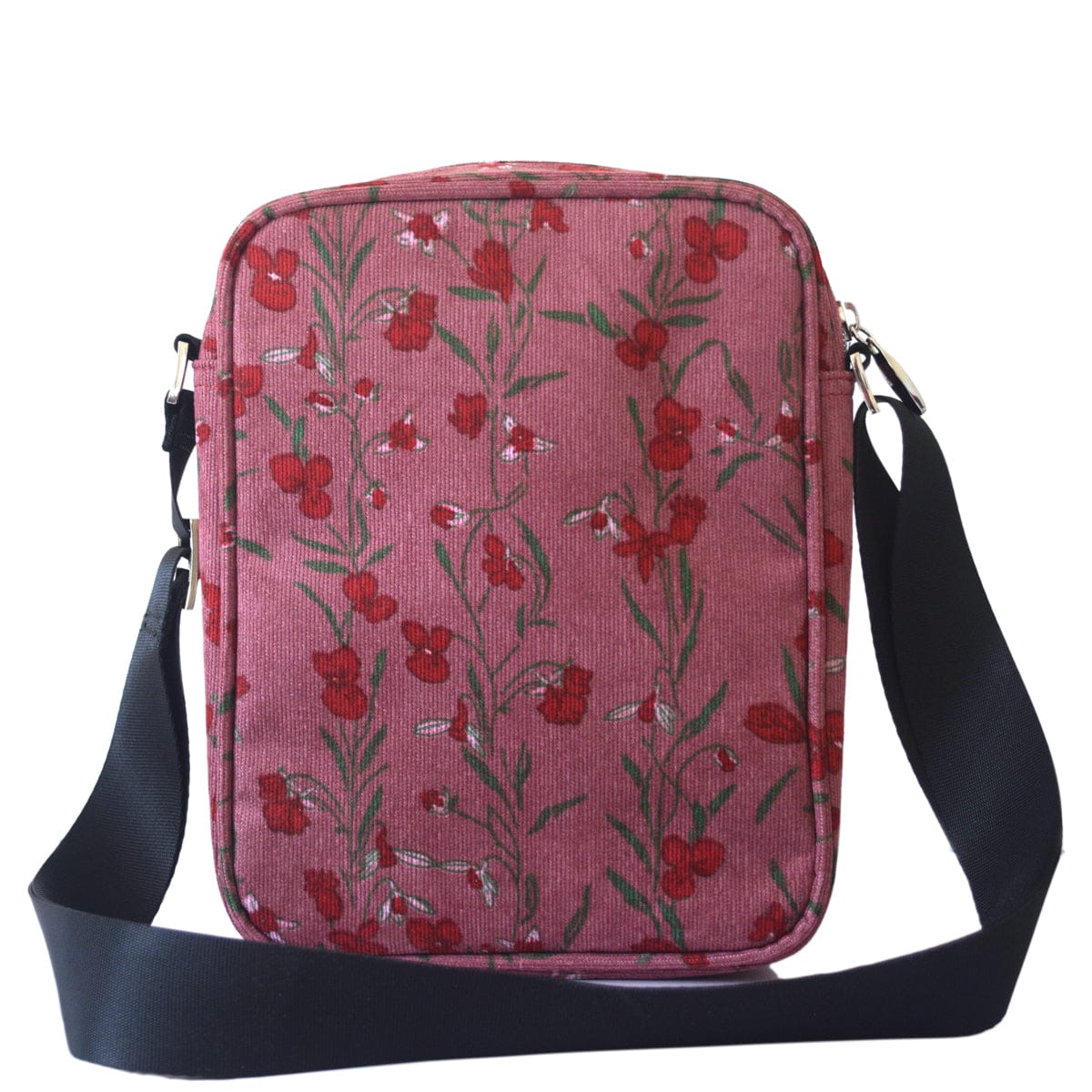 Taller Walker - Burgundy Floral Corduroy