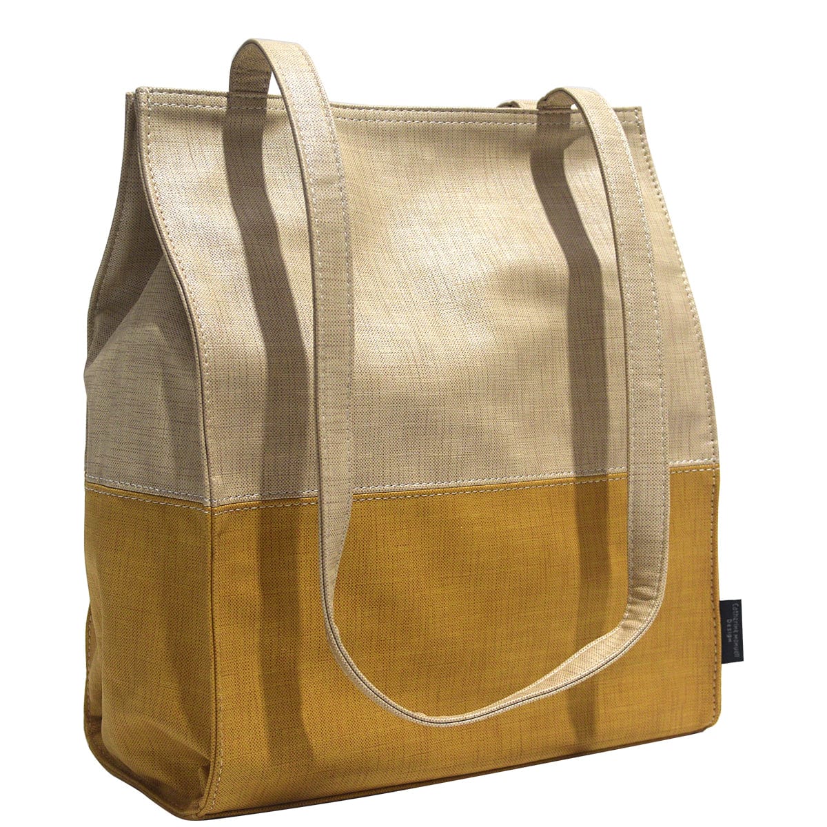 Marseilles Tote - Mustard and Sand