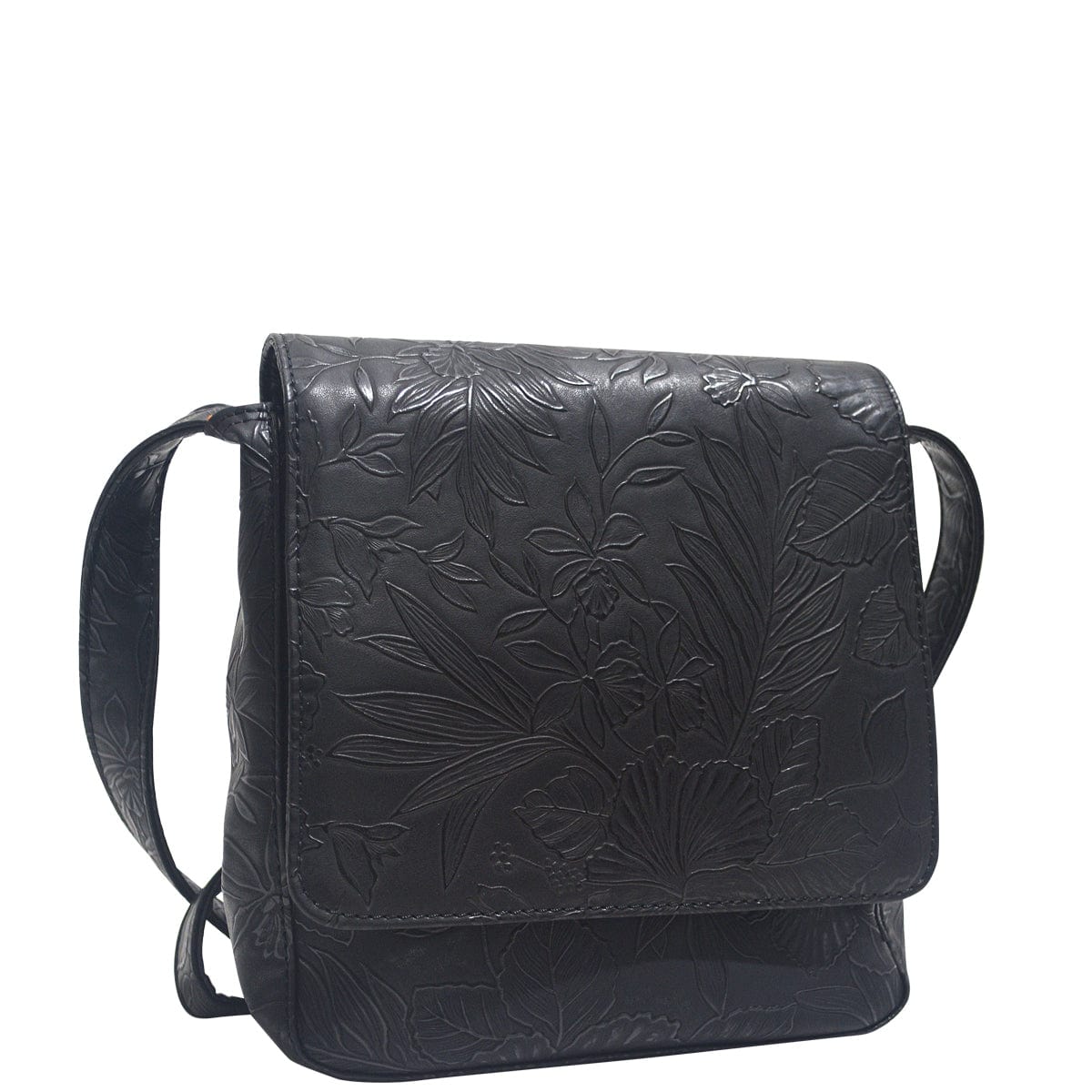 Mini Satchel - Black Emboss Tahiti