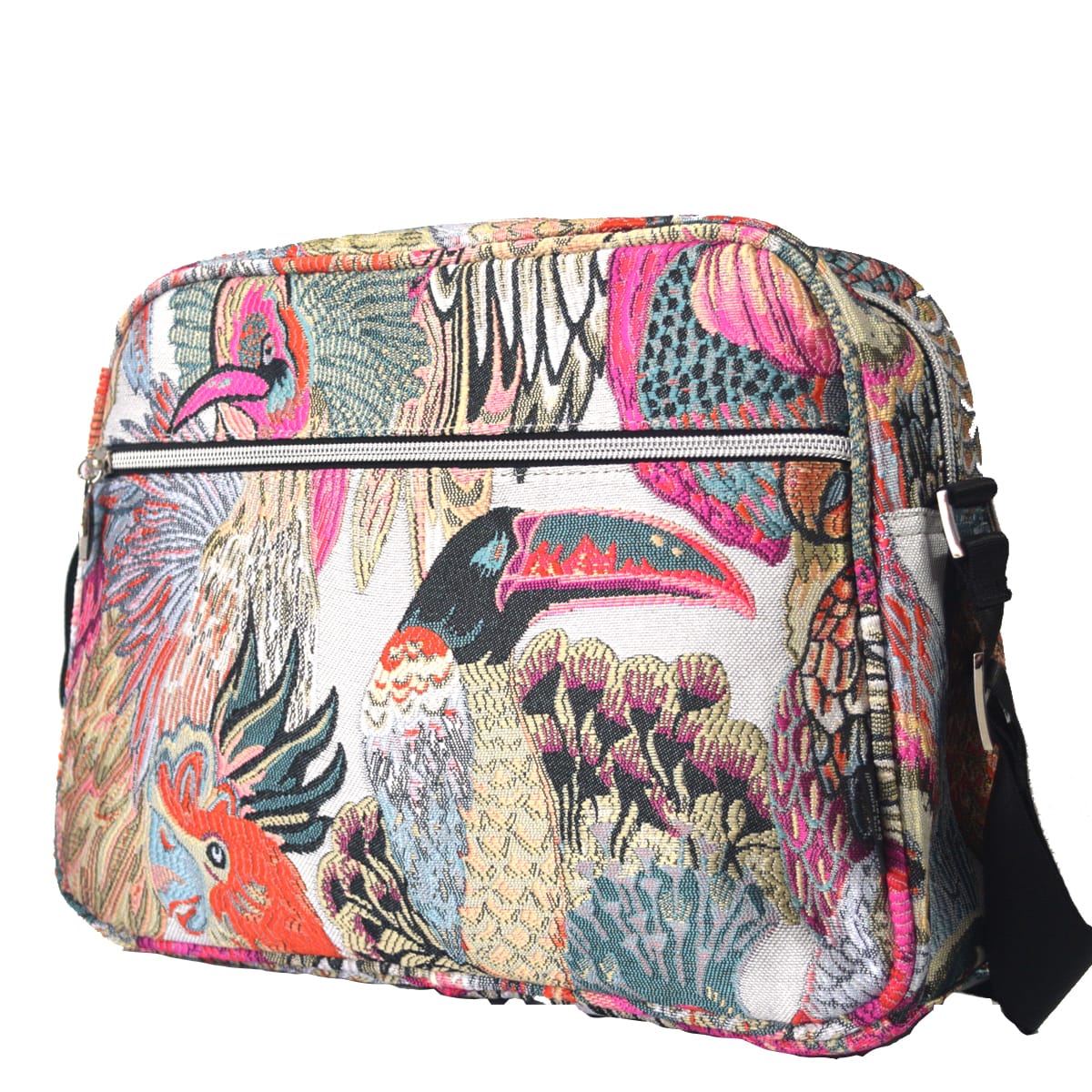 A-Line Bowler - Woven Birds