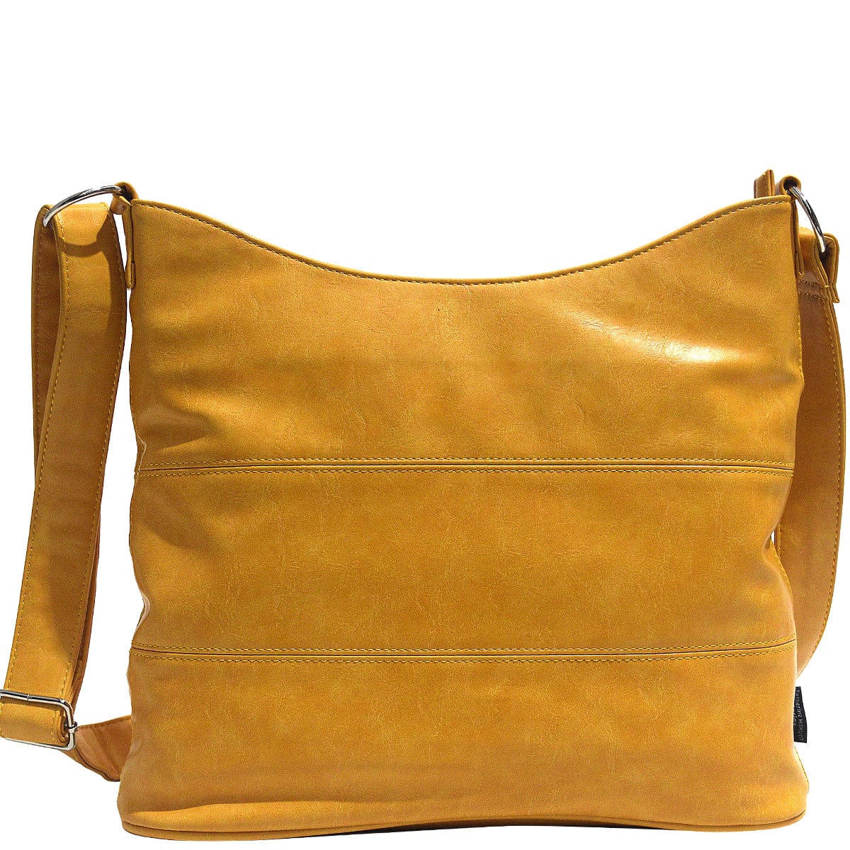 Panel Slouch - Yellow Leather Look