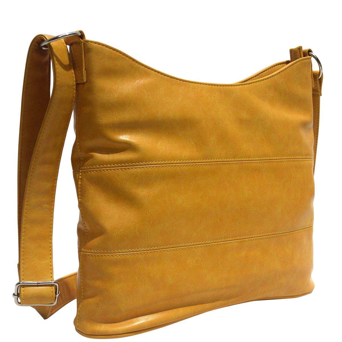 Panel Slouch - Yellow Leather Look