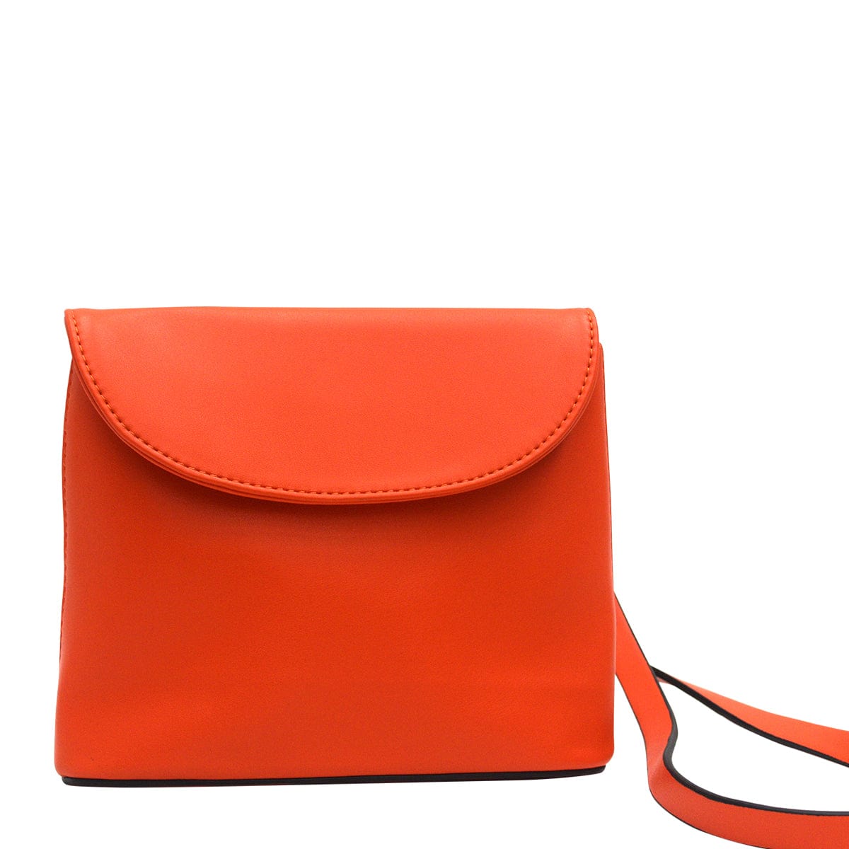 Collins Tote - Orange leather look