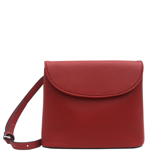 Collins Tote - Red leather look
