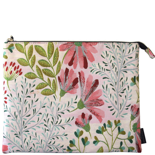 Essentials Pouch - Cream Wild Garden