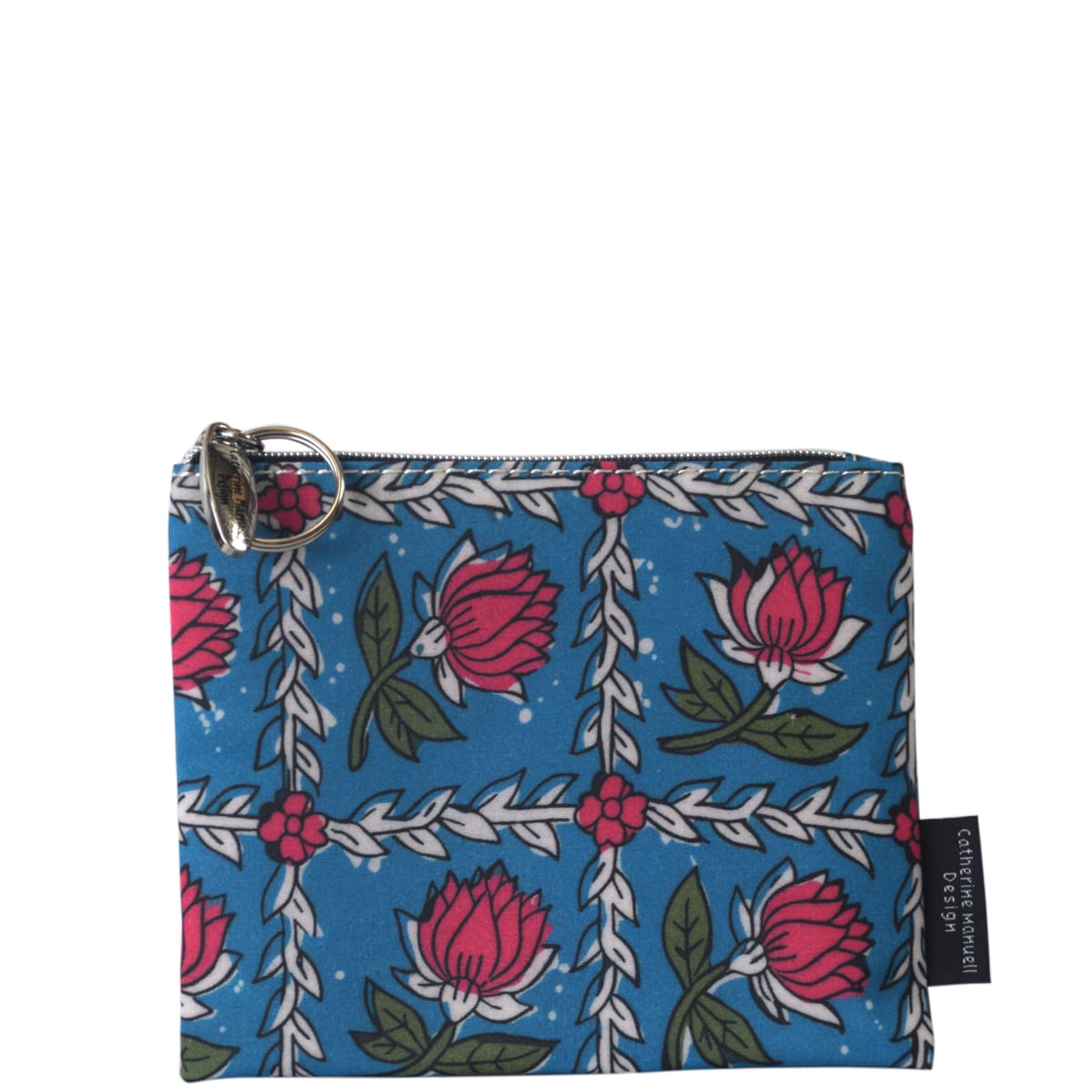 Everyday Purse - Blue Pink Flowers