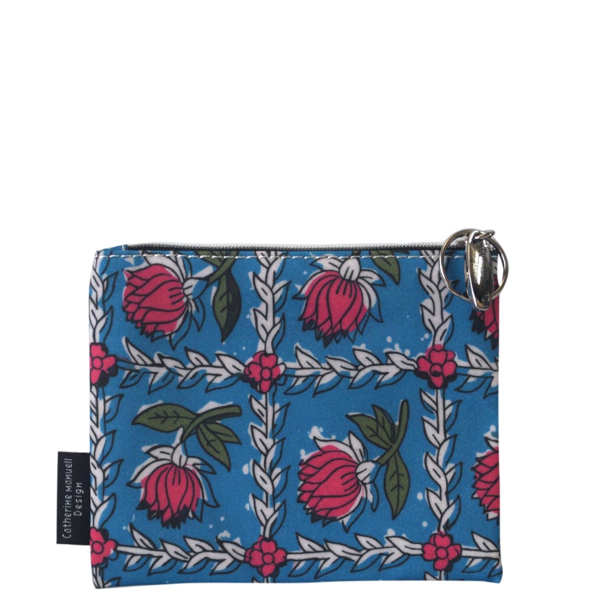 Everyday Purse - Blue Pink Flowers
