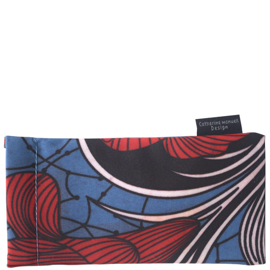 Spec Case - African Prints - Red blue flowers