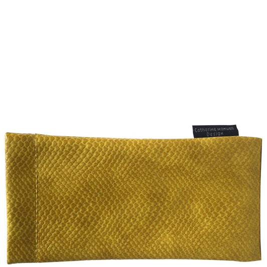 Spec Case - Mustard Leather Look