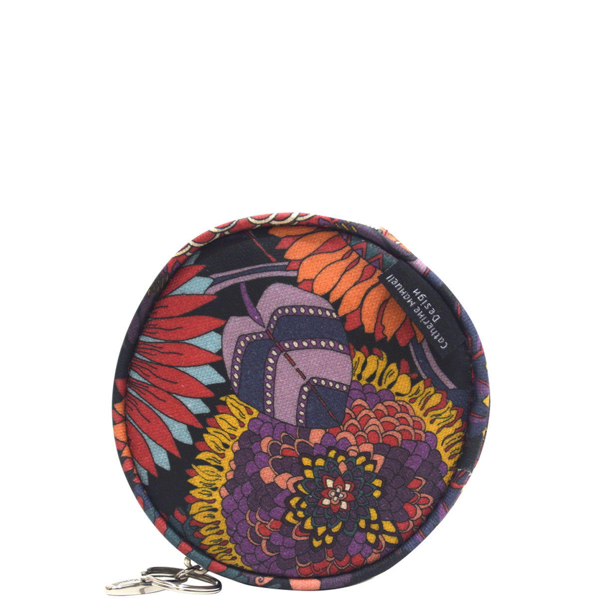 Full Moon Coin Purse - Liberty Purple Sunflower