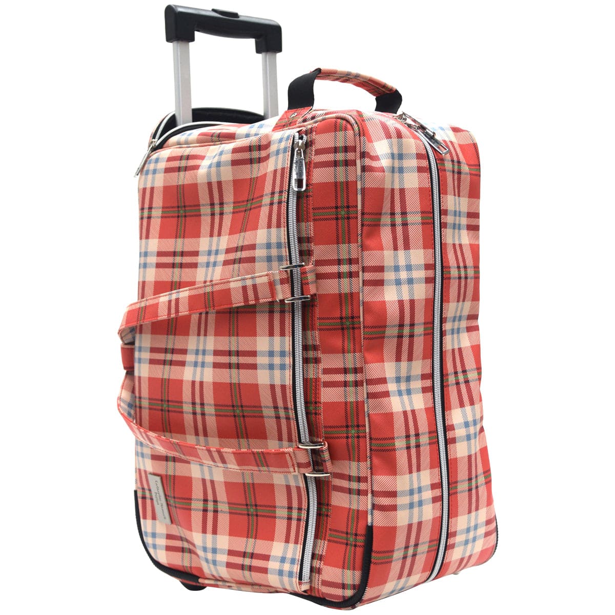 On Board Wheely - Red White Blue Tartan