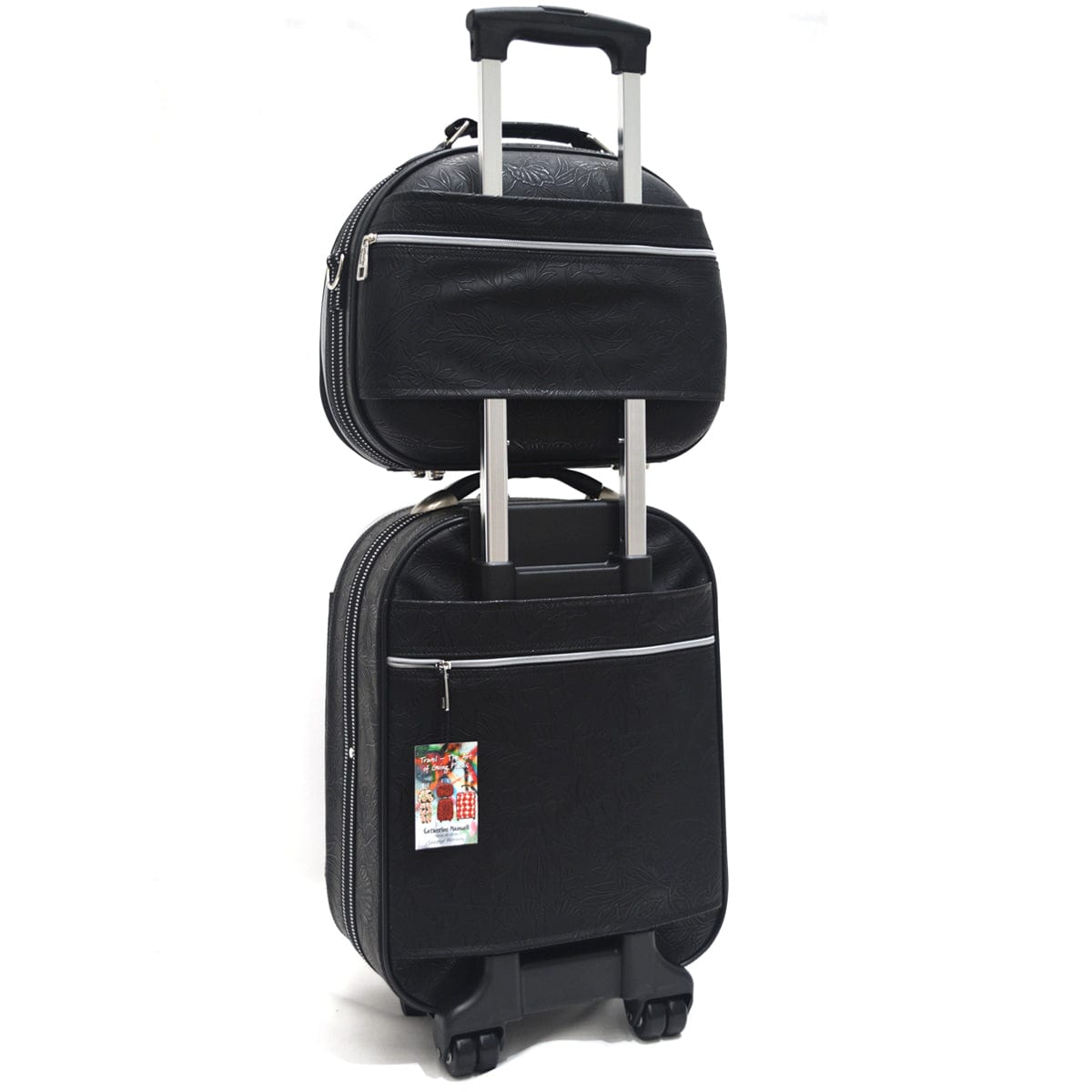 Airport Trolley Set AAP - Black Emboss Tahiti