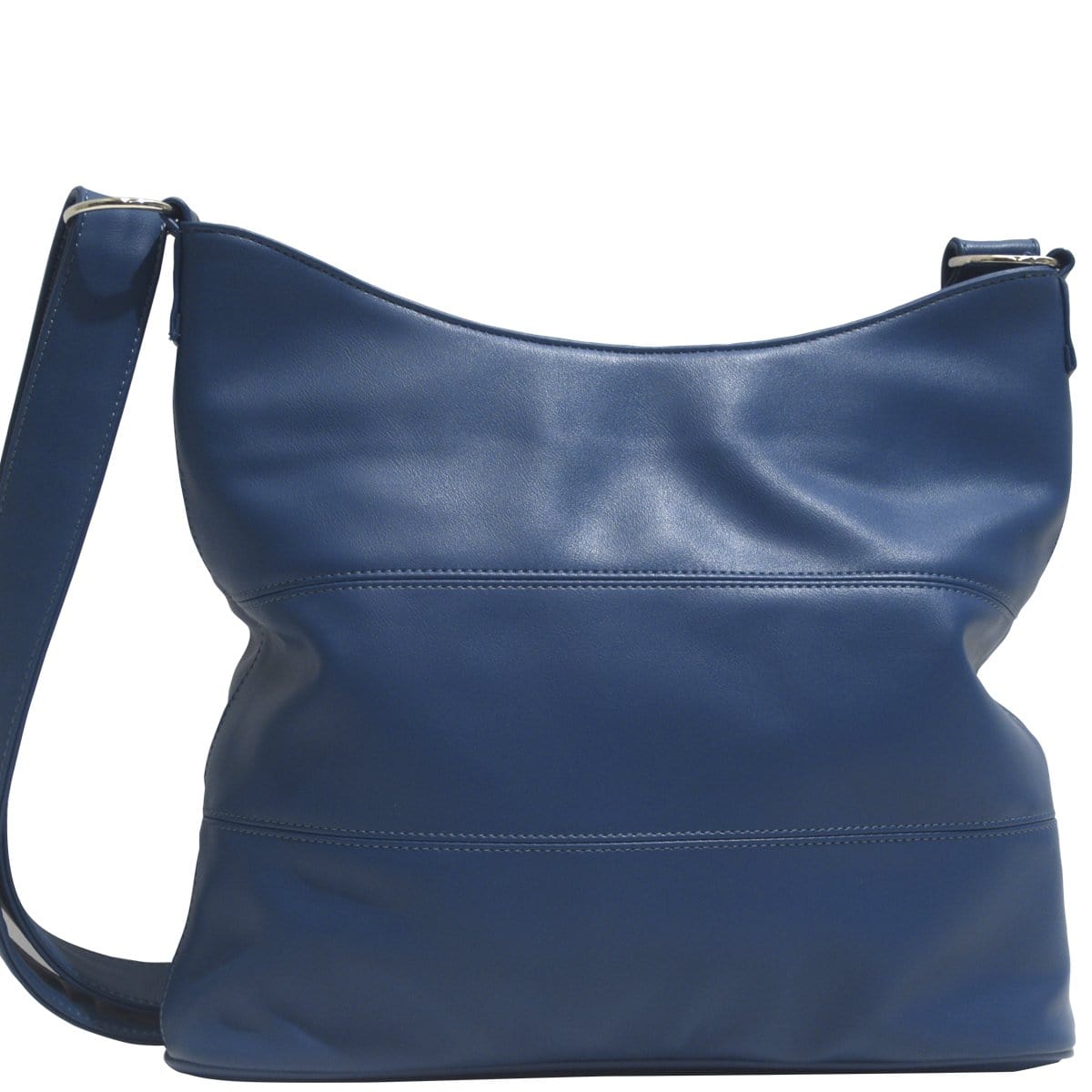 Panel Slouch - Blue Leather Look