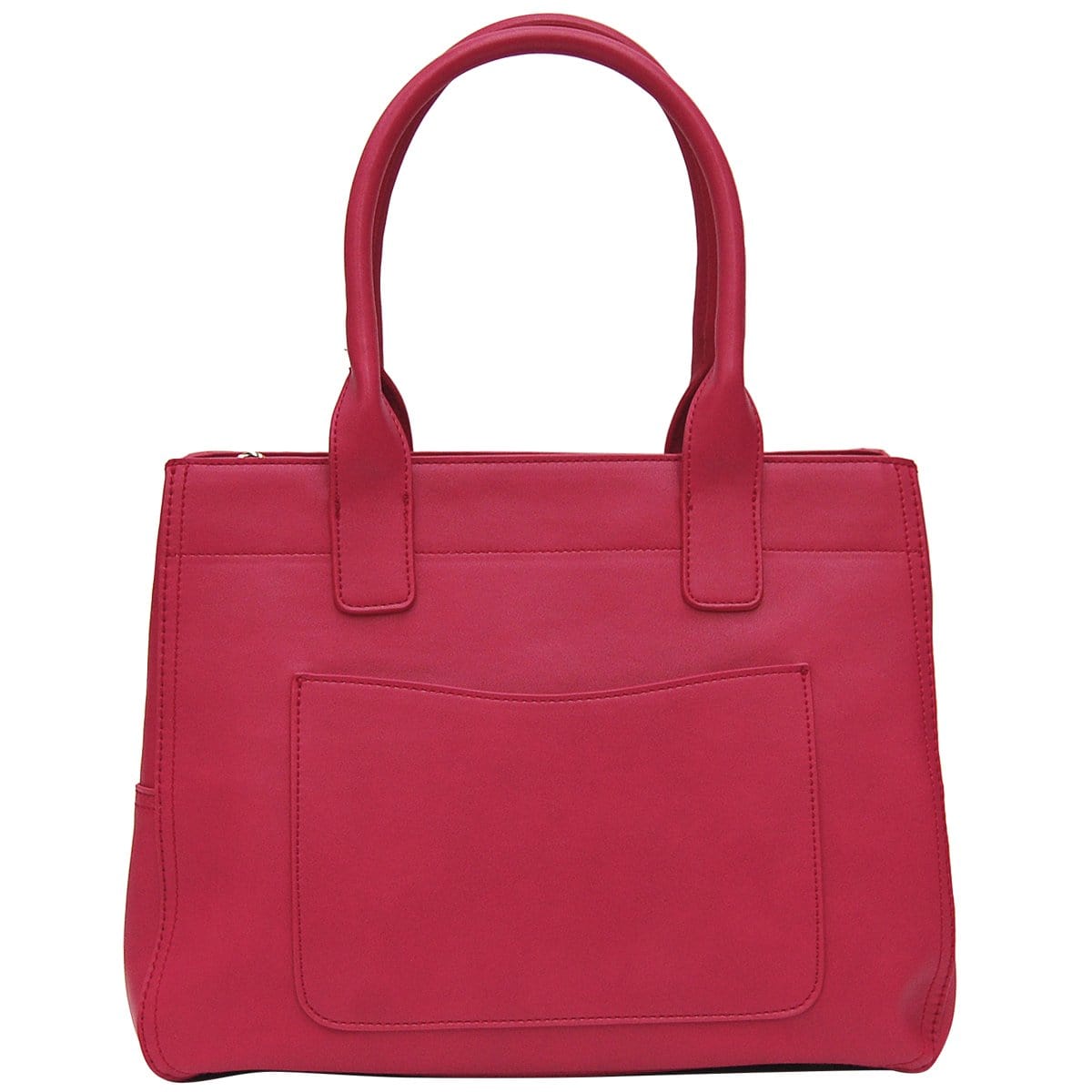 Monroe Tote - Soft Red Leather Look