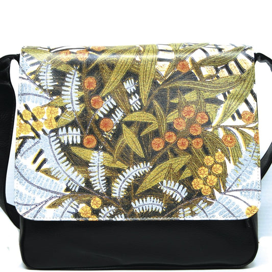 Floral Satchel Bag - Wattle
