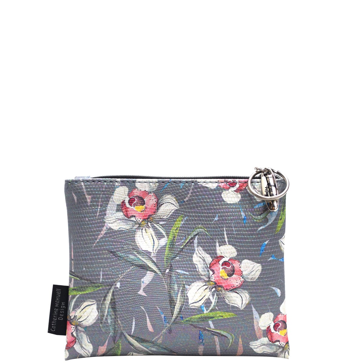 Everyday Purse - Grey Rose Flower -