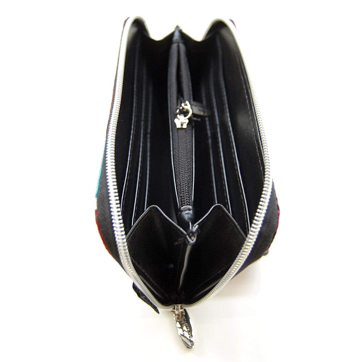 Curved Zip Section Wallet - Toucan Print