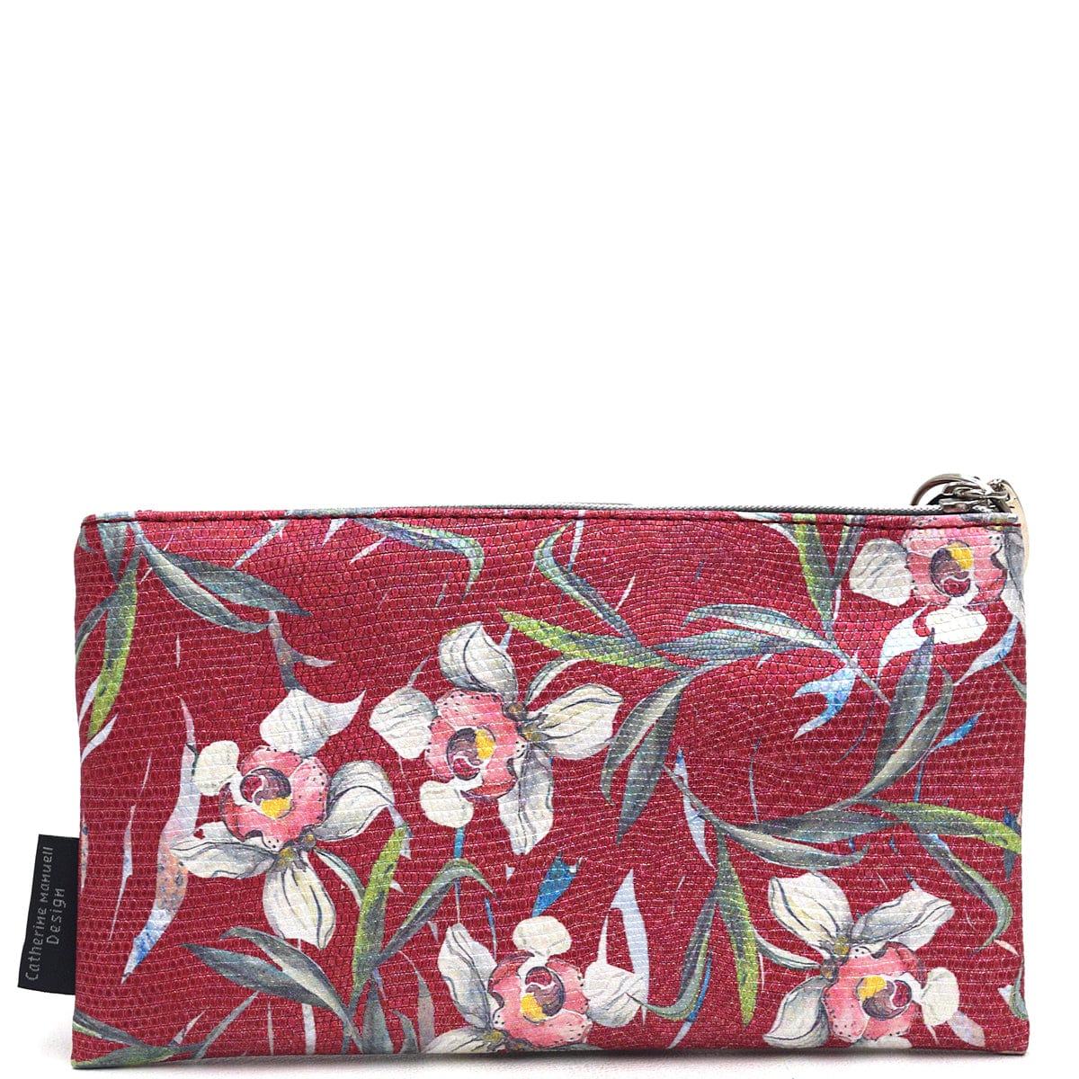 Linen Purse with Hand-sewn Rose Myrtle Pattern – TrucLam
