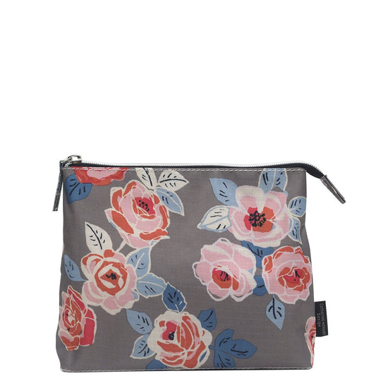 A-Line Toiletry - Small -Soft grey pink rose
