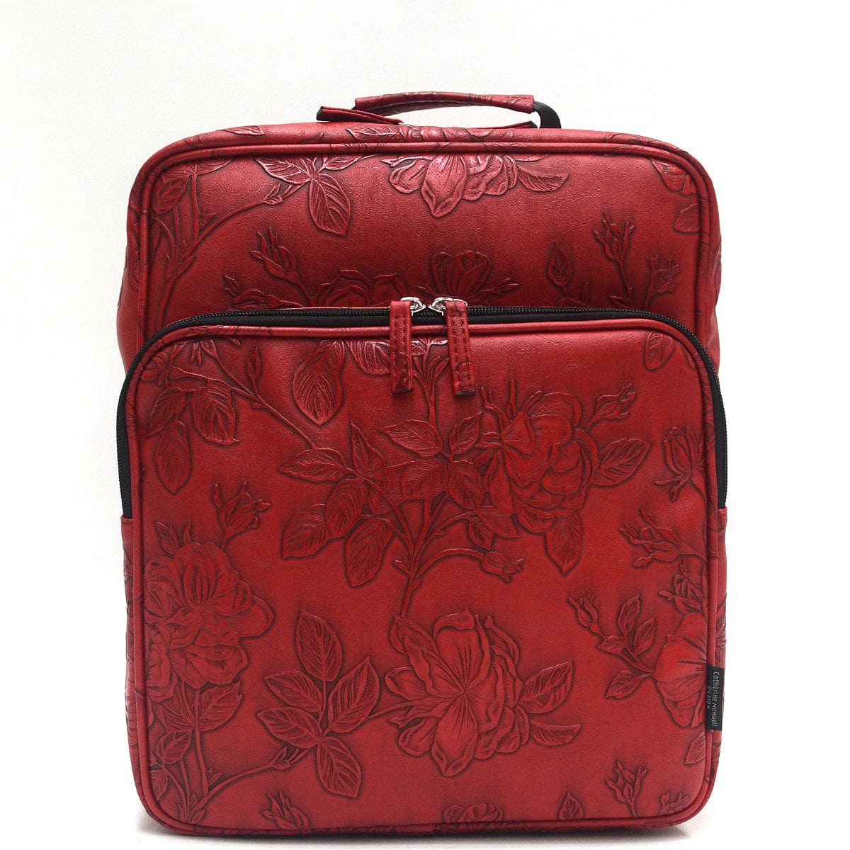 Laptop Backpack - Red Emboss Rose