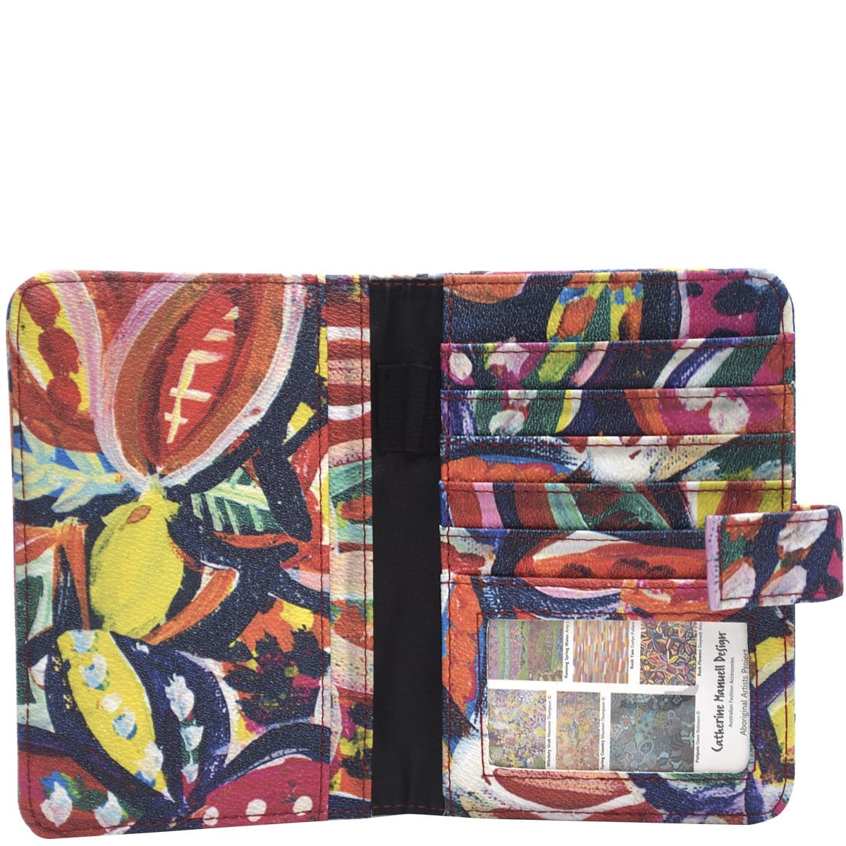 Compact Passport Wallet AAP - Bush Flowers