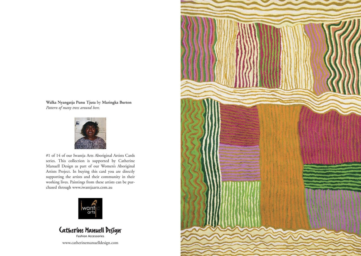 AAP Card (01) - Walka Nyangatja by Maringka Burton
