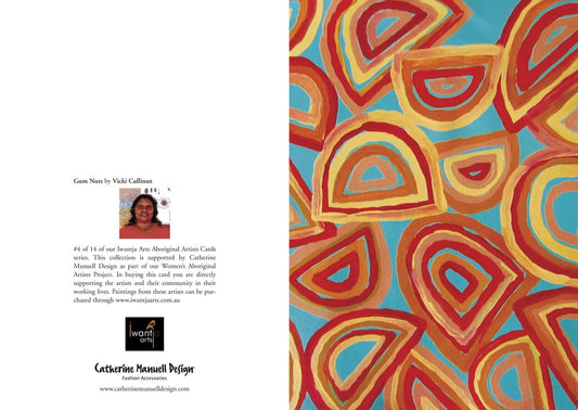 AAP Card (04) - Gum Nuts by Vicki Cullinan