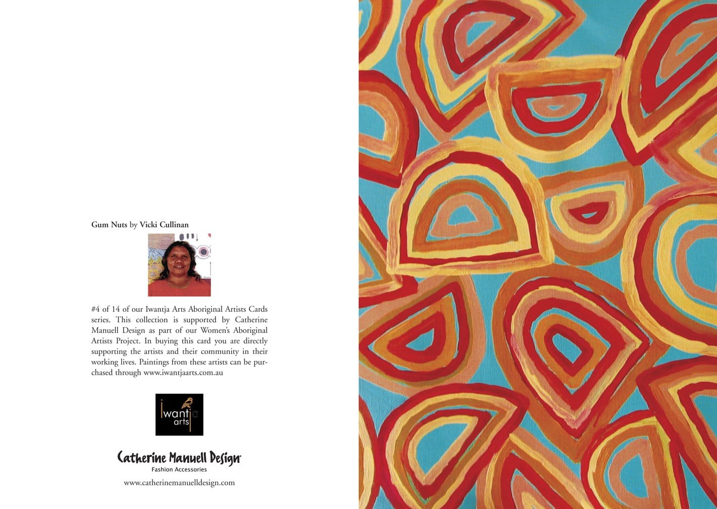 AAP Card (04) - Gum Nuts by Vicki Cullinan