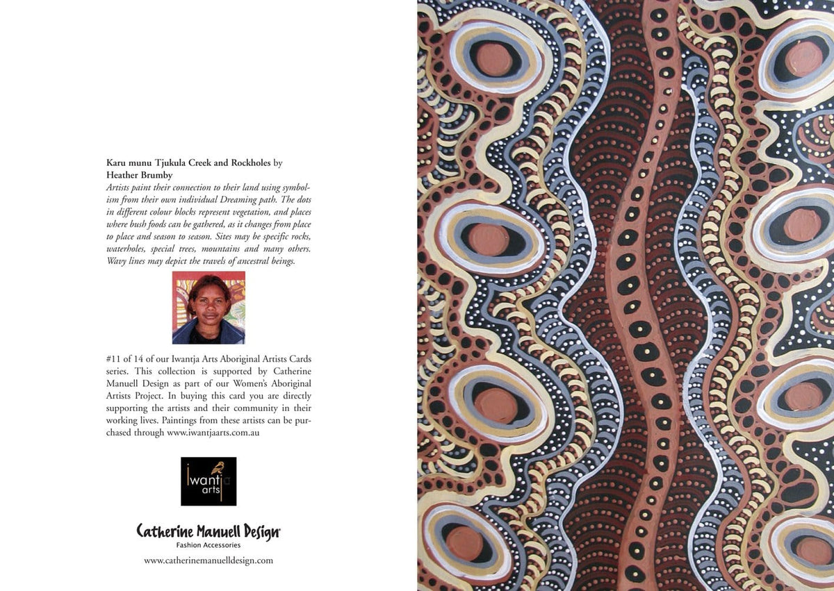 AAP Card (11) - Karu Munu Tjukula by Heather Brumby