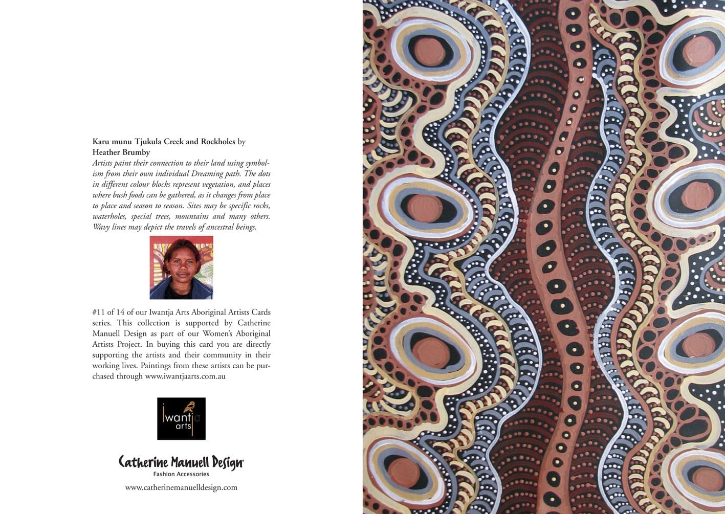 AAP Card (11) - Karu Munu Tjukula by Heather Brumby